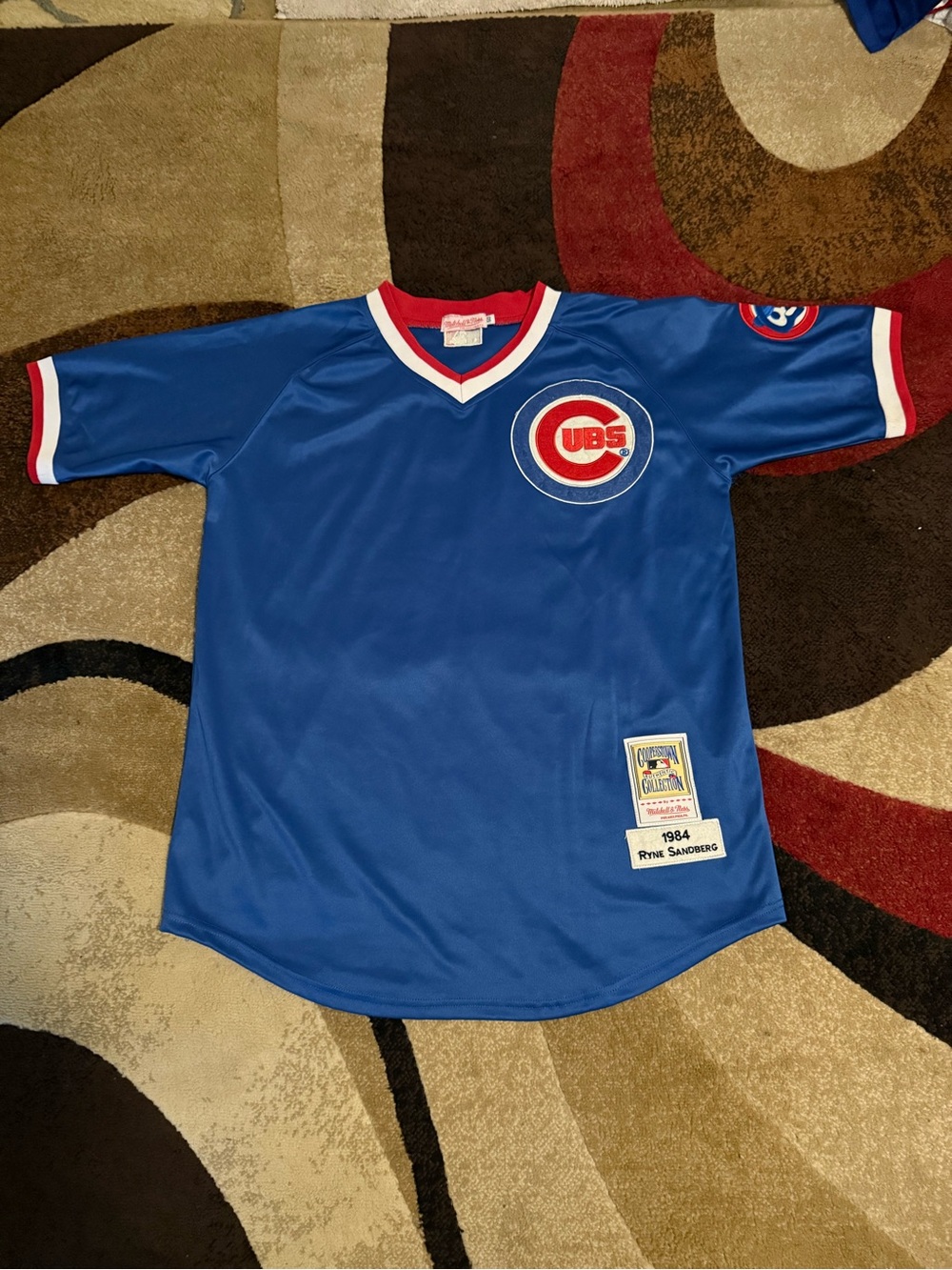Chicago Cubs vintage rare baseball jersey 1984 Ryan Sandberg size 50